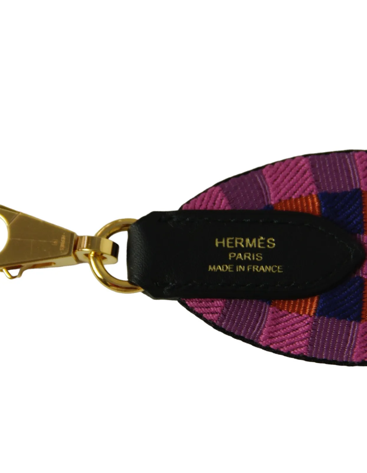 Hermes Toile Swift 50mm Maxi Quadrille Strap