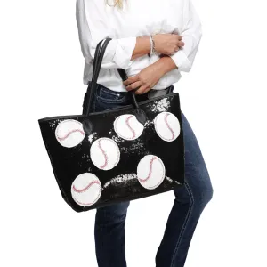 Hey, Batter Batter Baseball Sparkle Bag 15.7" x 7.9" x 13"