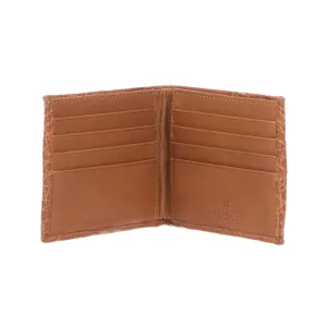 Hipster Wallet – Crocodile :: Cognac