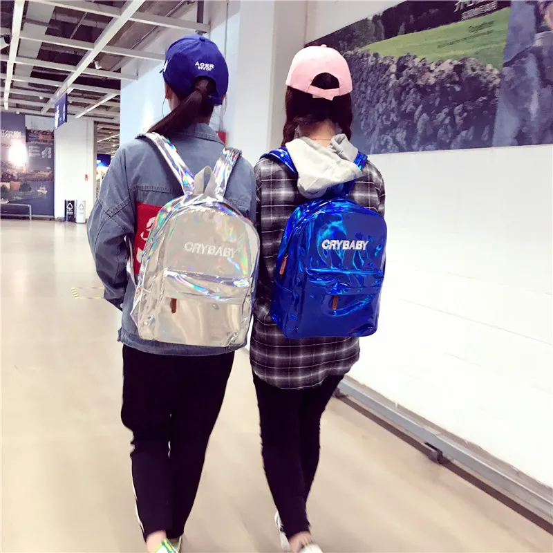 Holographic Crybaby Backpack KF30054
