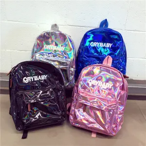 Holographic Crybaby Backpack KF30054