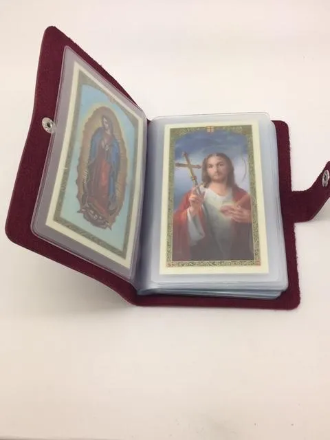Holy Card Maroon Wallet ( Maroon Leatherette)