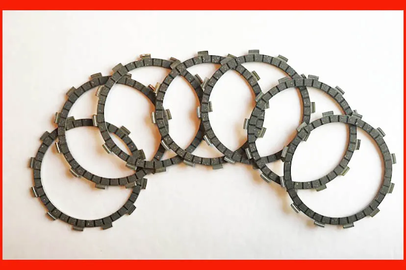 Honda MT250 MR250 1974 1975 1976 Clutch Friction Disc Set New! 7pc! Elsinore 250