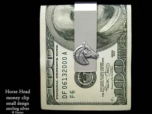 Horse Head Money Clip Sterling Silver