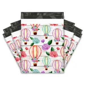Hot air balloons 10x13 premium poly mailer - set of 10