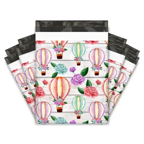 Hot air balloons 10x13 premium poly mailer - set of 10