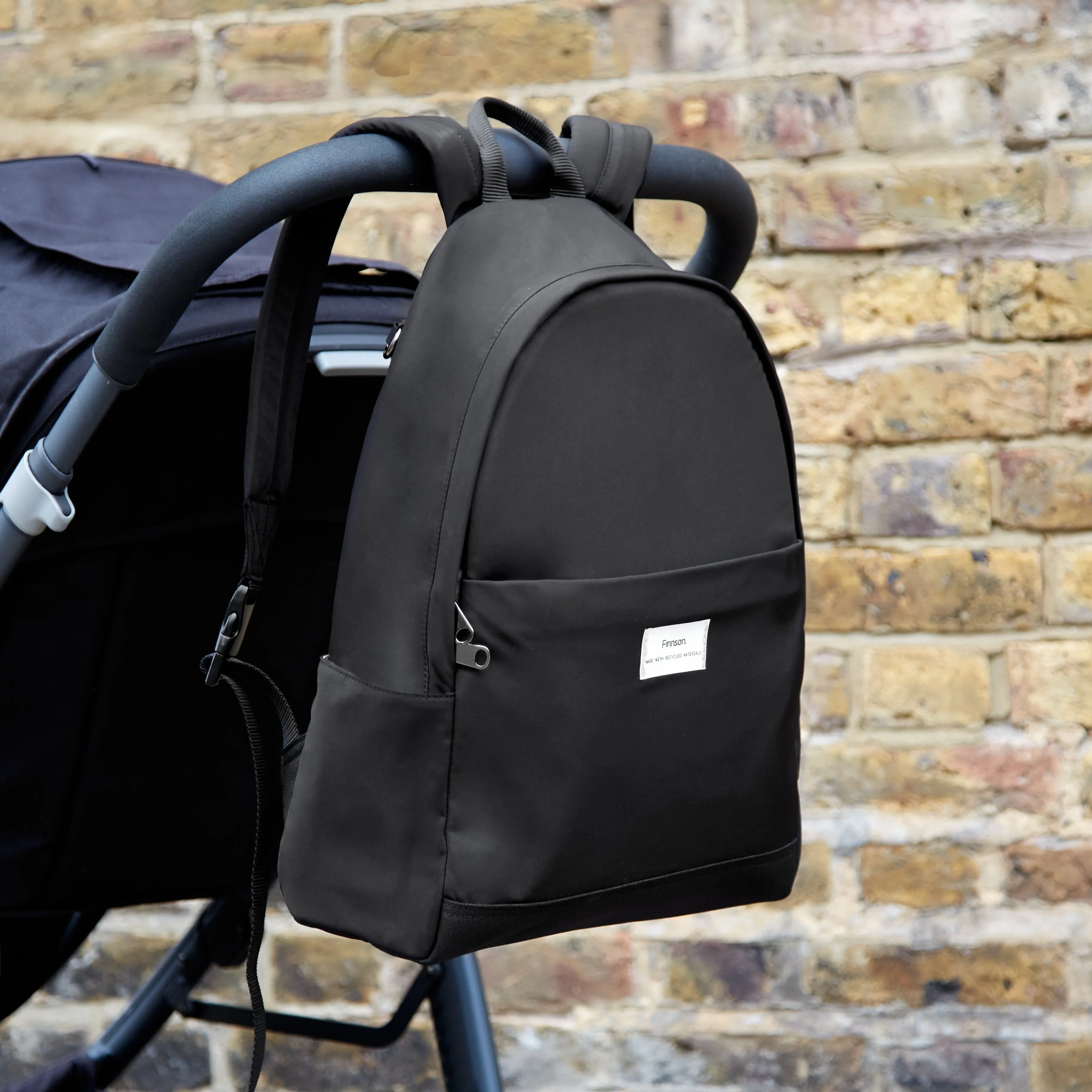 Inge Baby Change Backpack with Change Mat (Black)