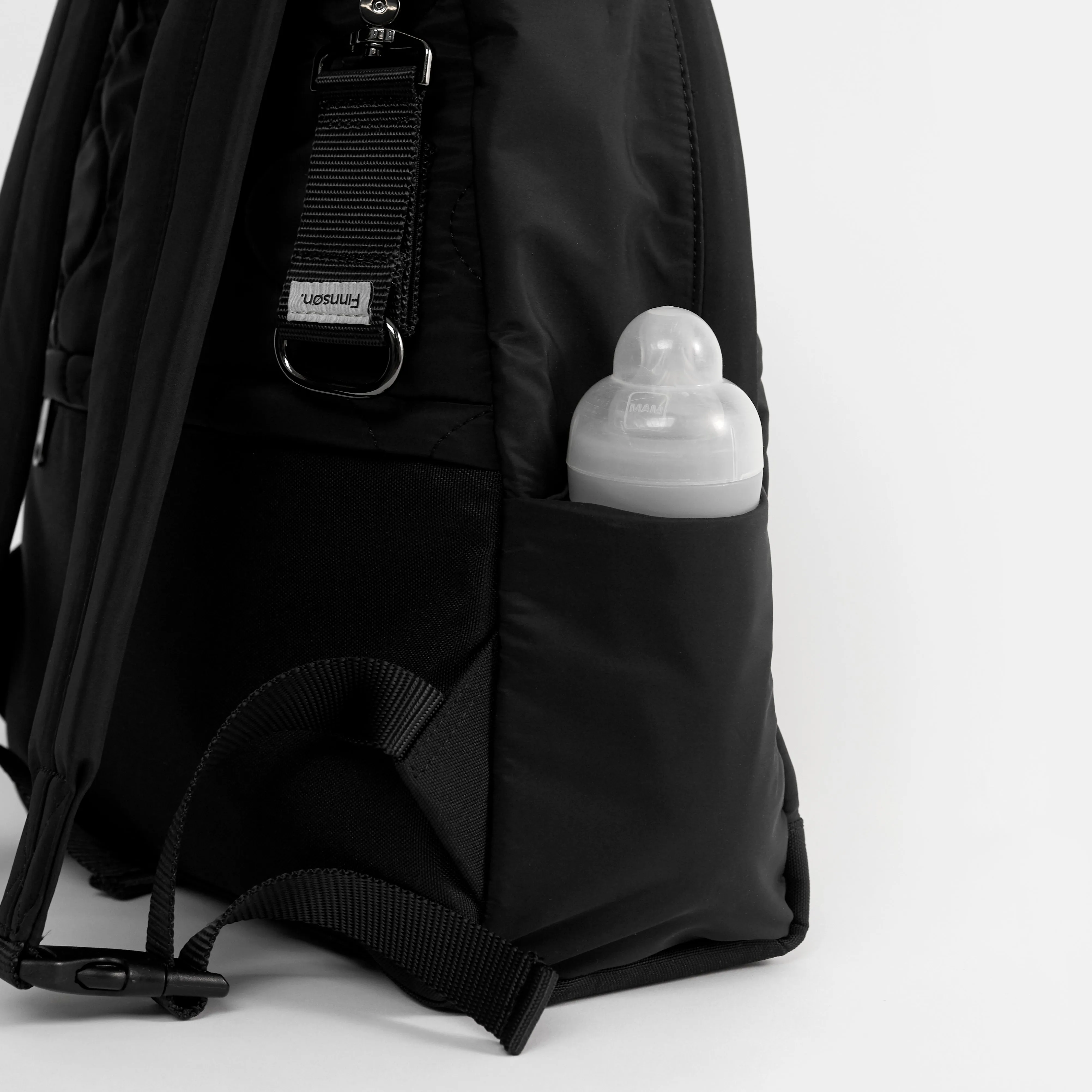 Inge Baby Change Backpack with Change Mat (Black)