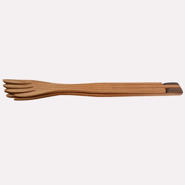 Inside-Out Tongs with Forks by Jonathan’s Spoons