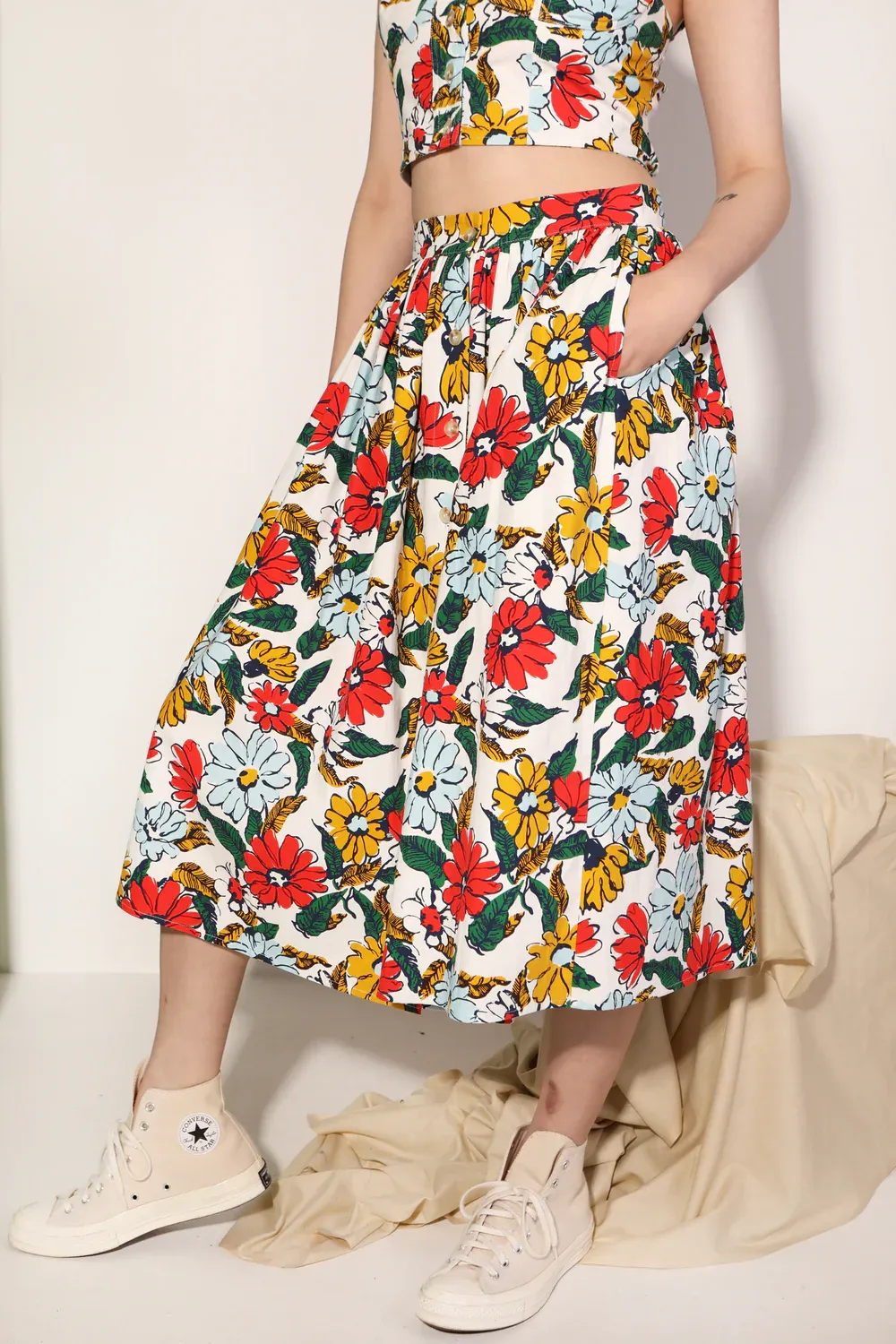 Isaac Skirt - Cosmos Floral