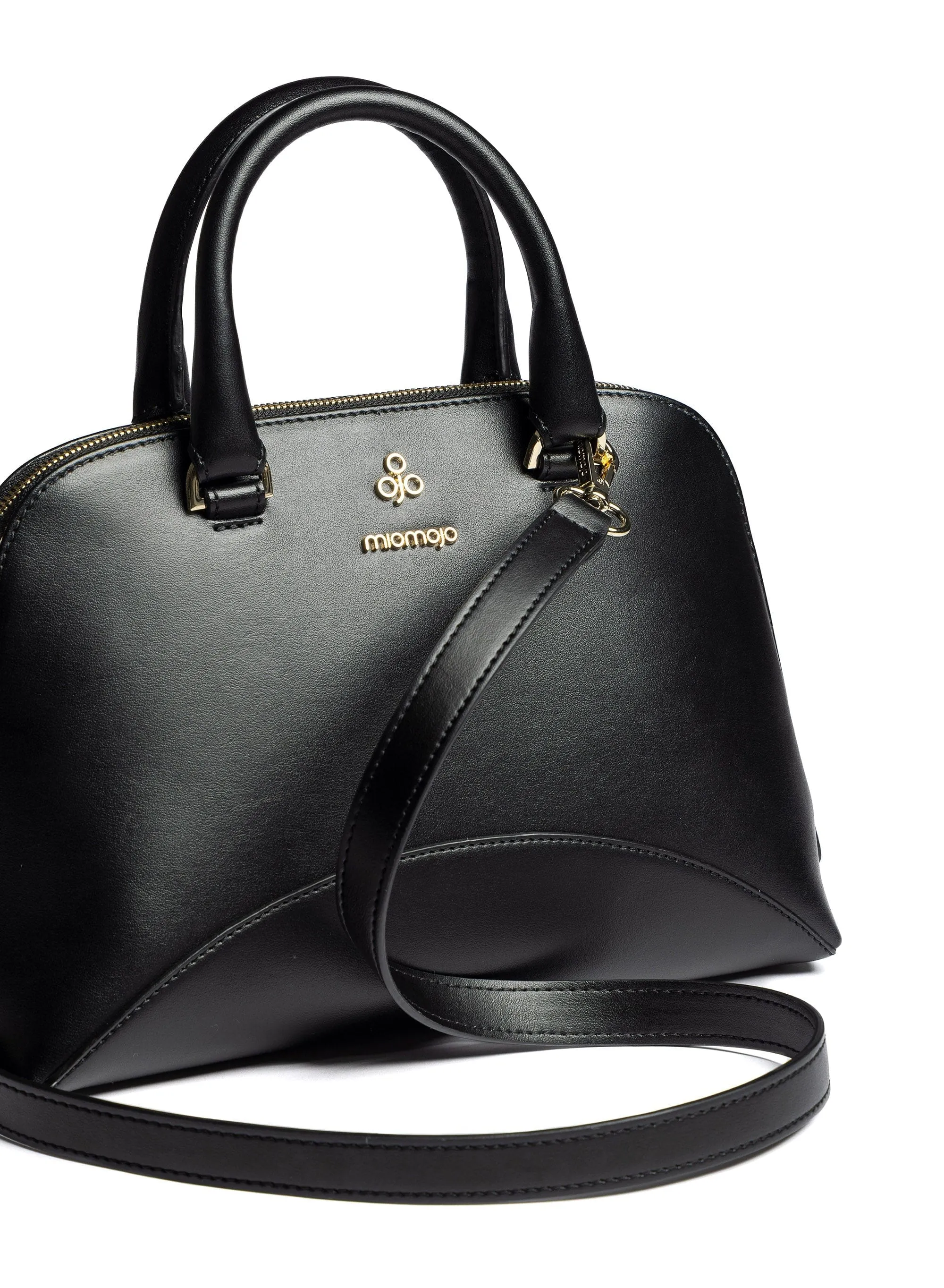 Isotta Corn Leather Vegan Handbag | Black