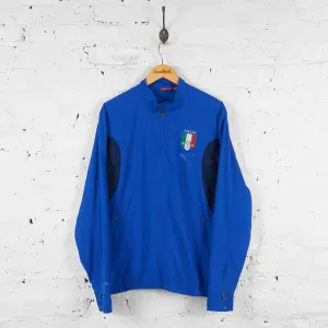 Italy Puma Tracksuit Top Jacket - Blue - L