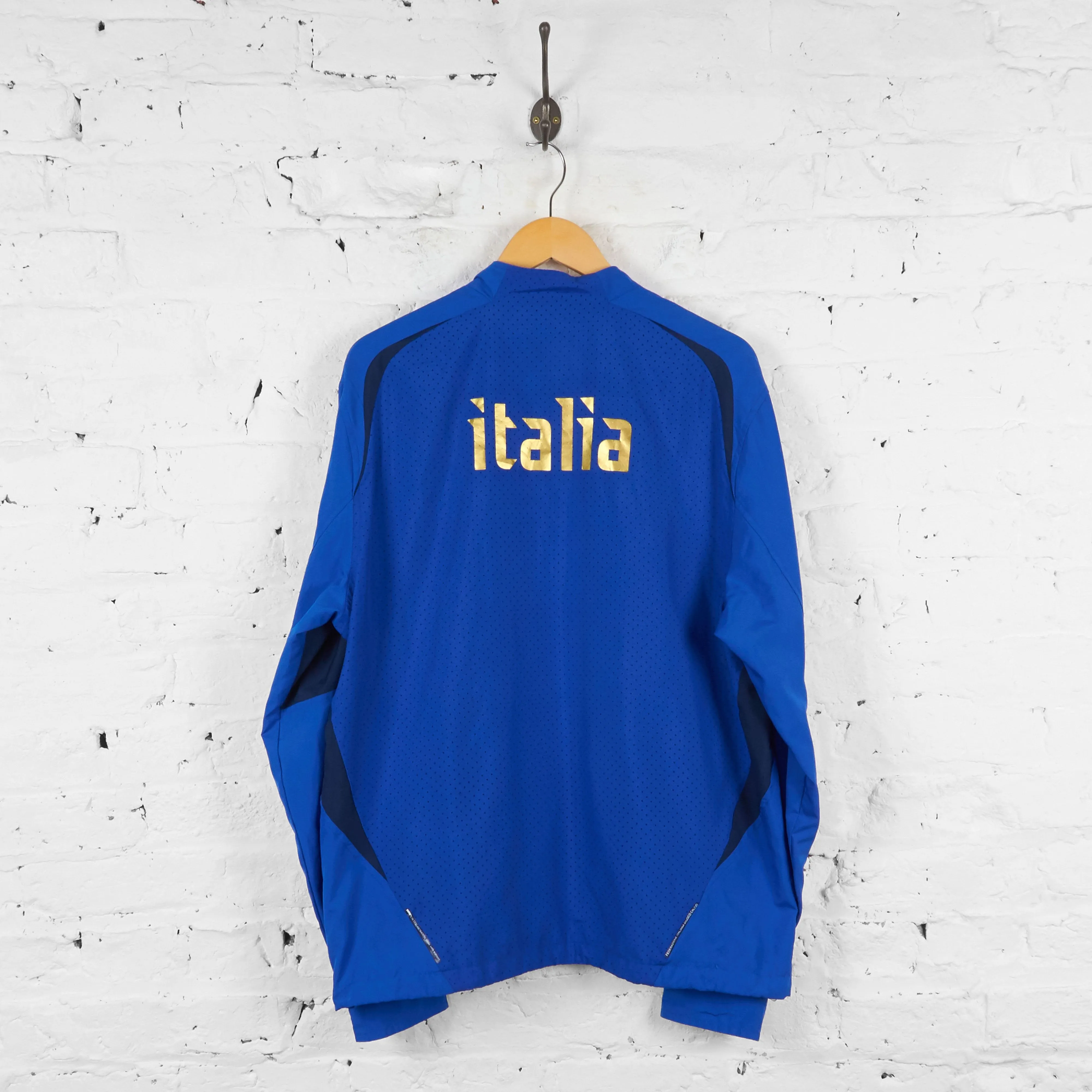 Italy Puma Tracksuit Top Jacket - Blue - L