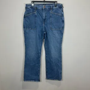 J crew Bootcut utility jean in all-day stretch high rise