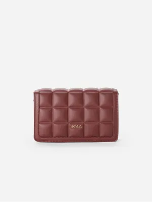 Jamie Vegan Leather Crossbody Bag | Auburn
