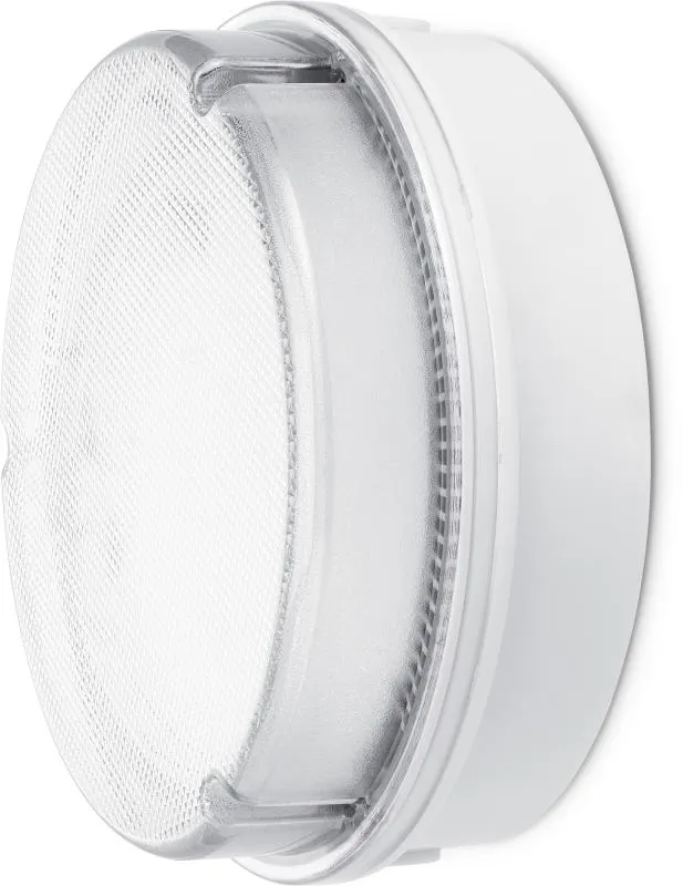 JCC JC23401EMWPR RadiaLED Utility Mains IP65 Ø205mm Bulkhead 12W 4000K 1150lm LED Prismatic Emergency