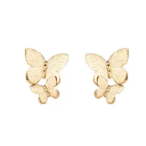 Jennifer Behr Papillon Gold Butterfly Earrings