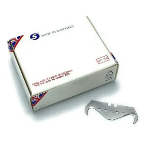 Jewel Blade Super Hook Utility Knife Trimming Blades- Pack of 100