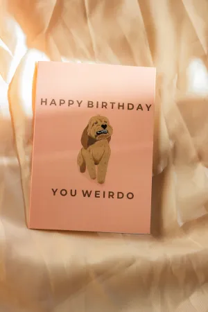 Juu Illustration Terrier Dog Birthday  Card with Envelope