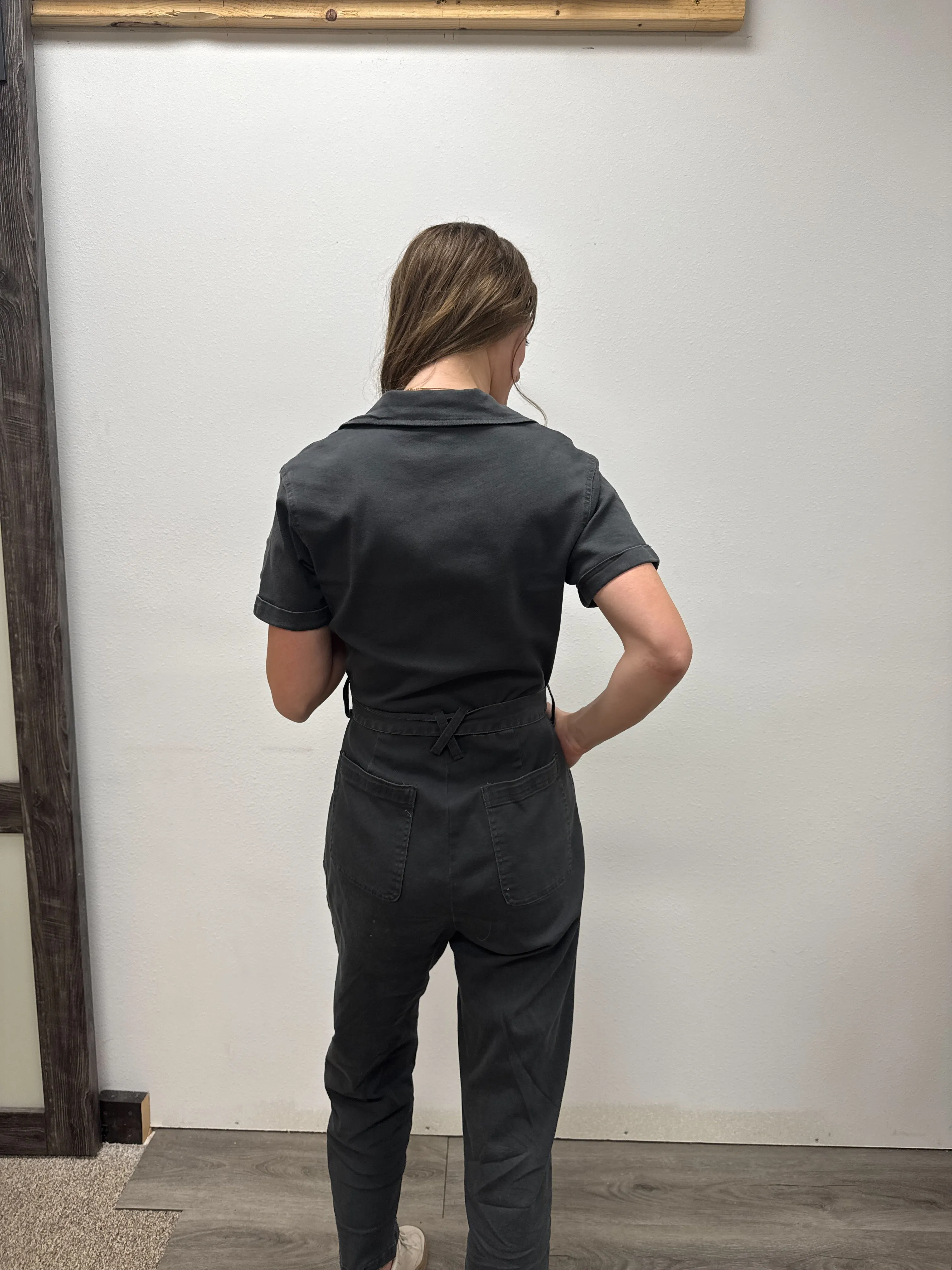 Kendall Washed Utility Jumpsuit
