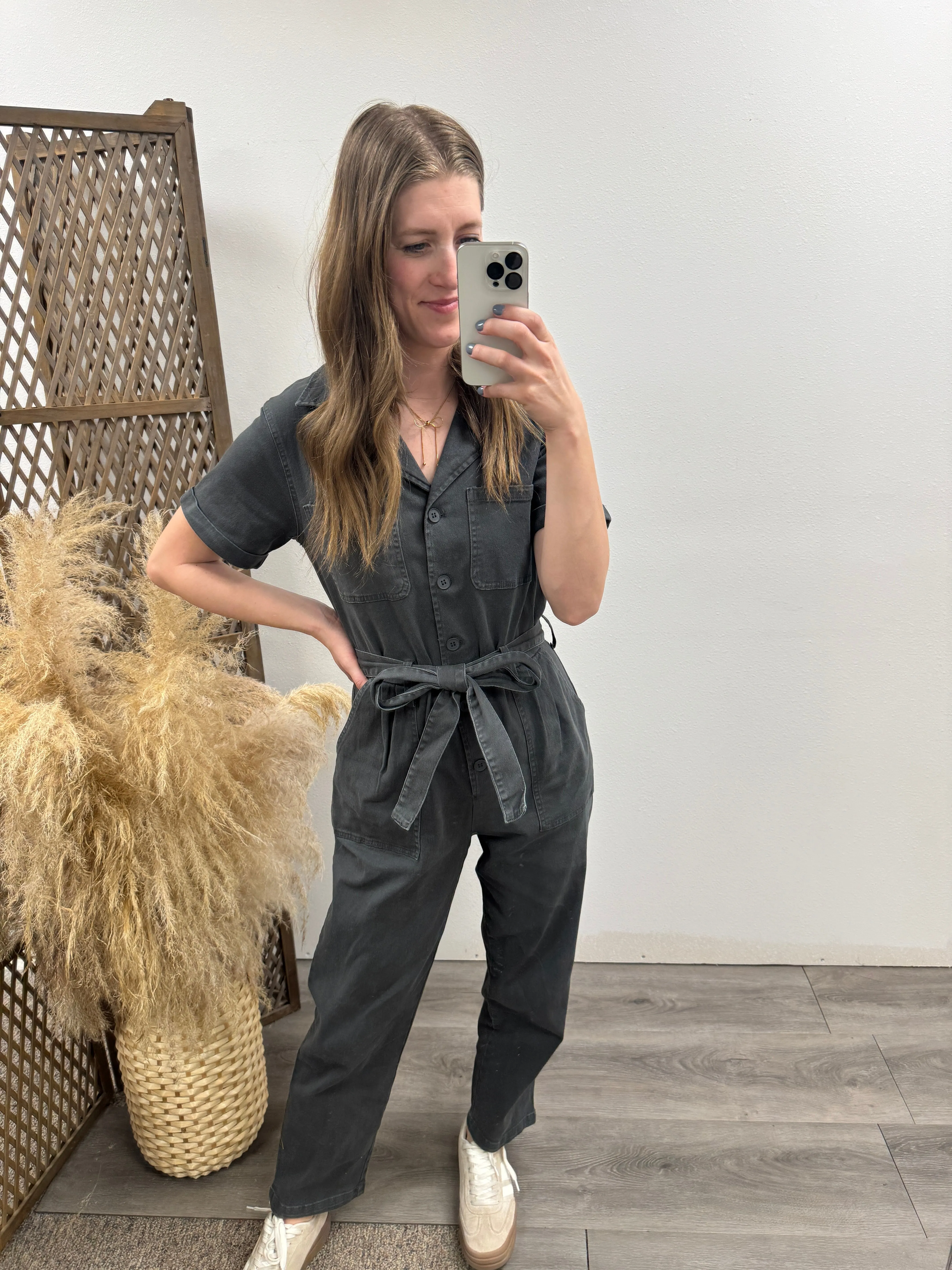 Kendall Washed Utility Jumpsuit