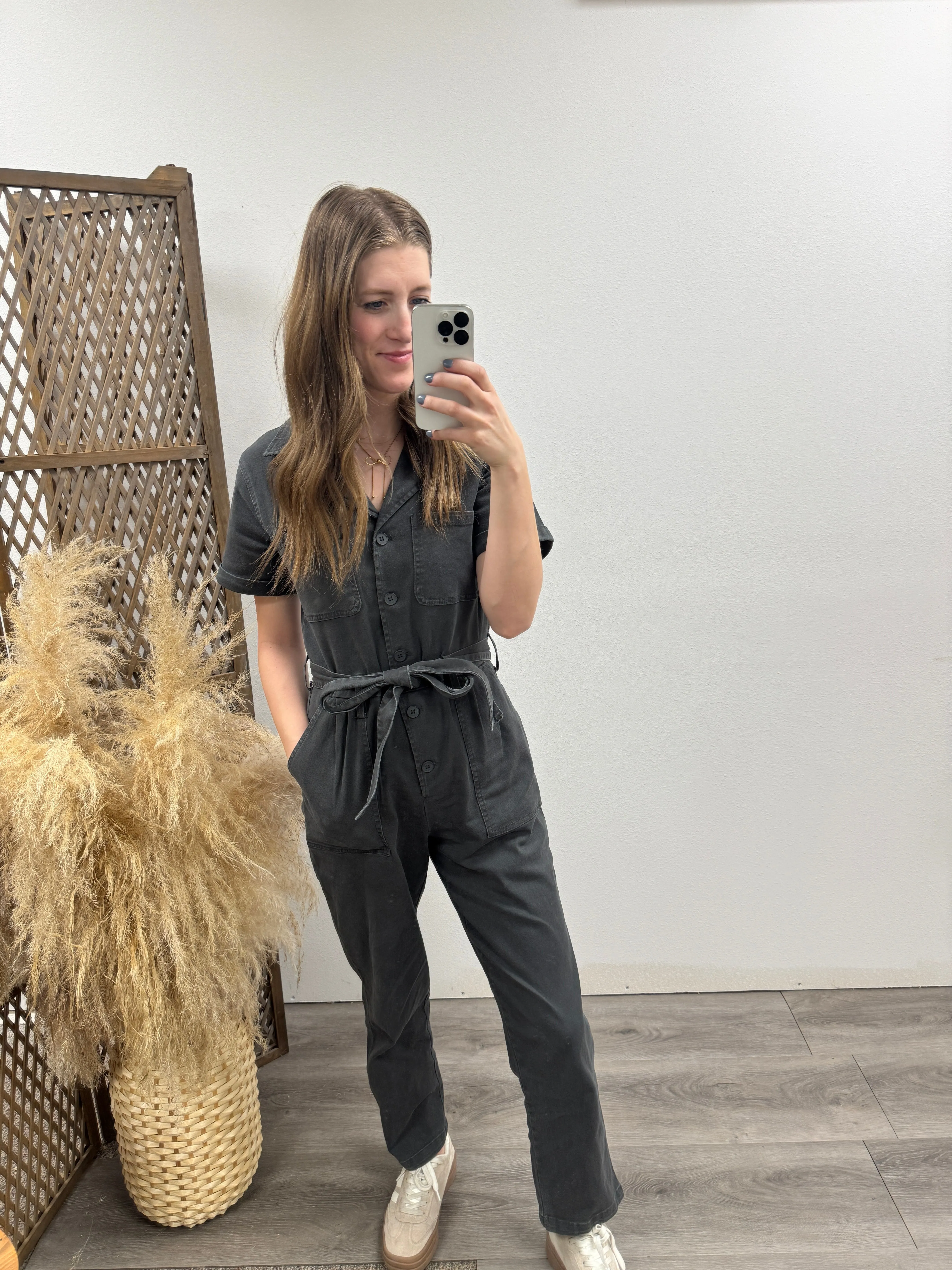 Kendall Washed Utility Jumpsuit