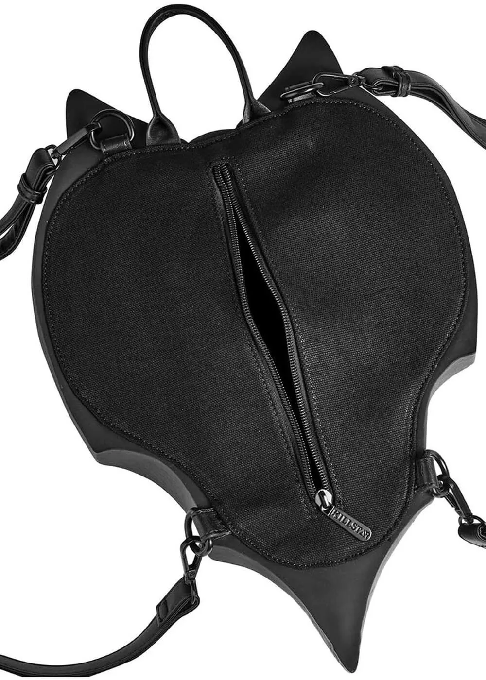 Killstar Vamped Up Bat Backpack Black