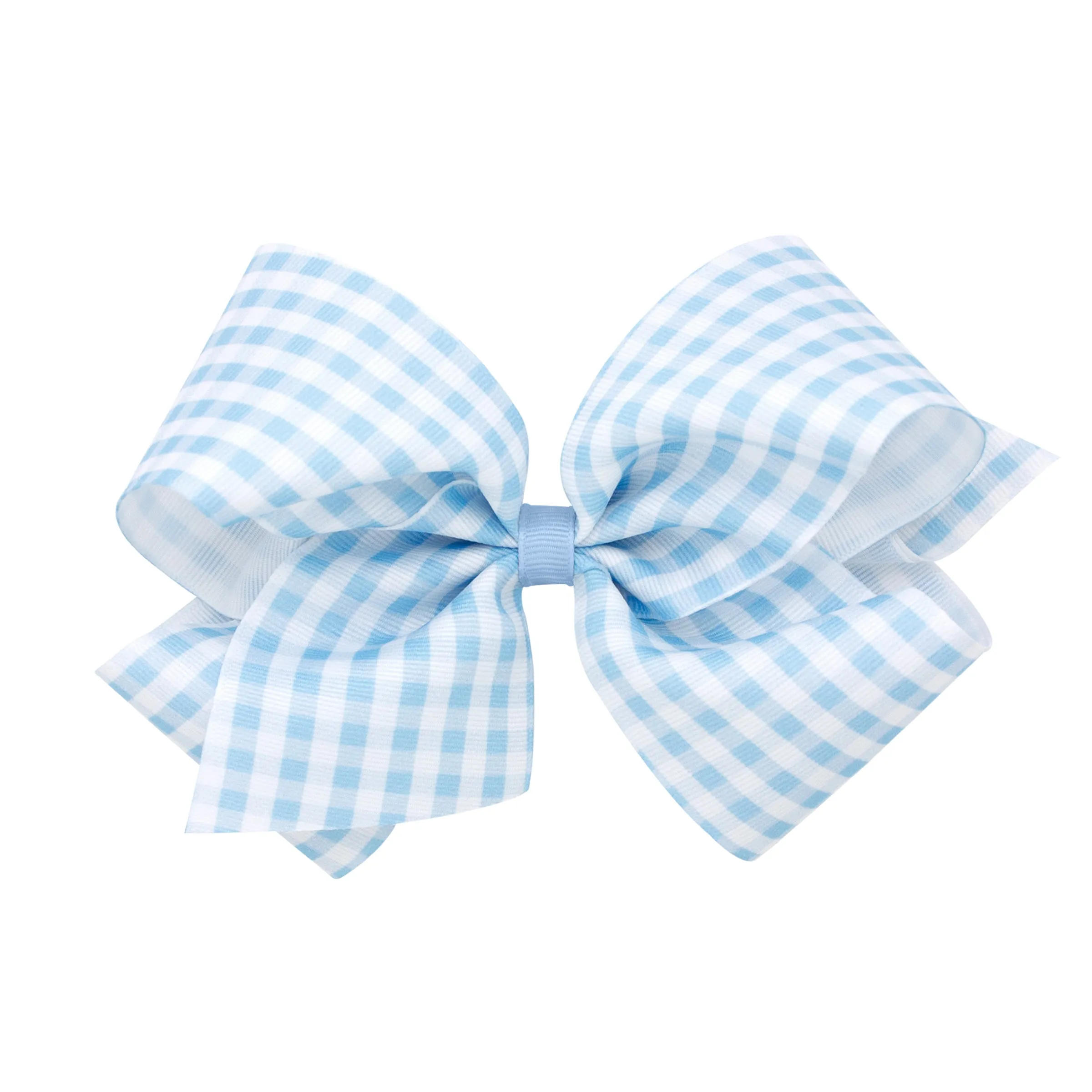 King Gingham Hair Bow on Clippie - 3 Colors