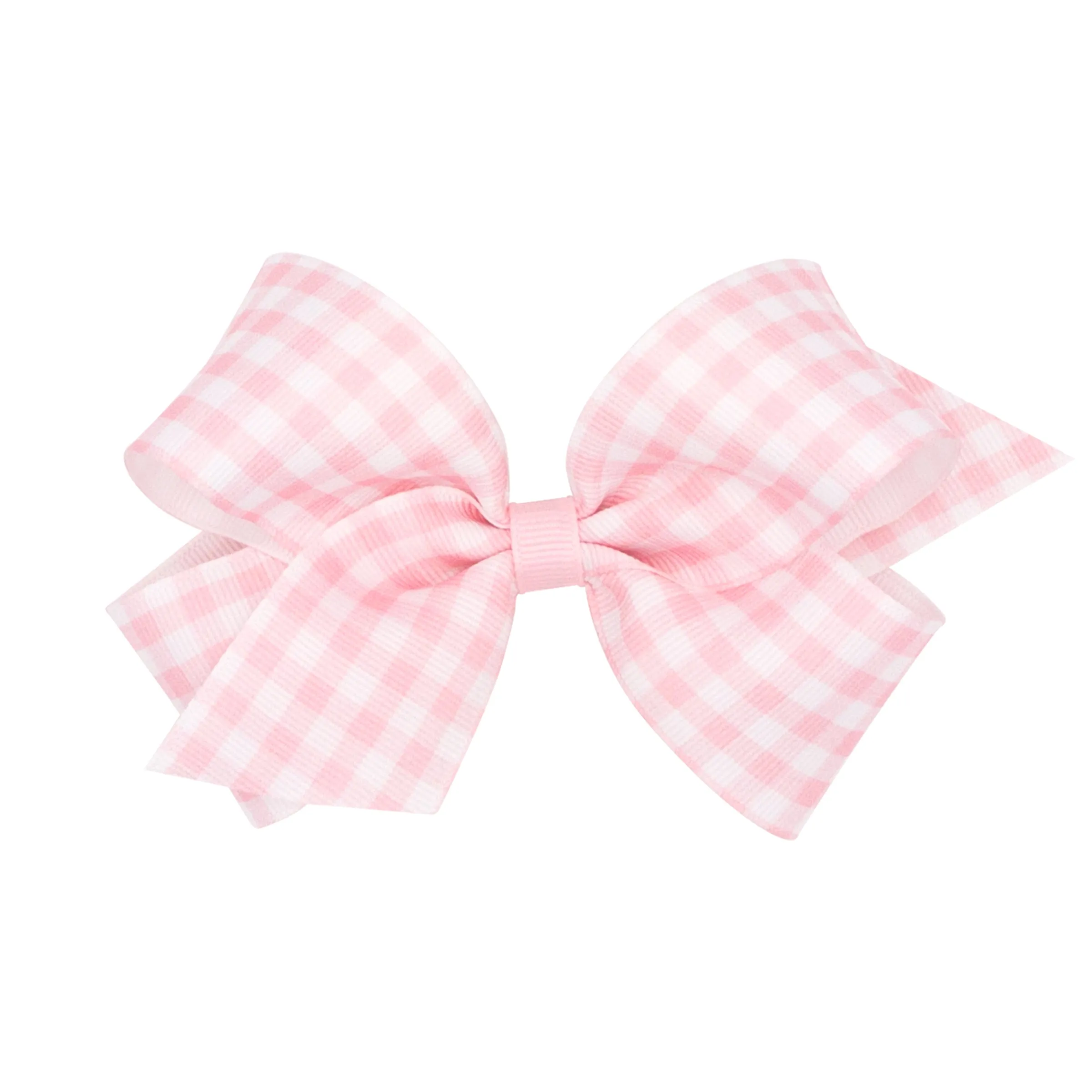 King Gingham Hair Bow on Clippie - 3 Colors