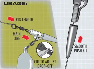 Kodex Tail Rubbers And Lead Clips