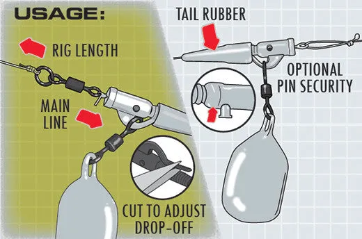 Kodex Tail Rubbers And Lead Clips