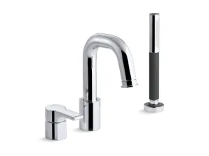 KOHLER K-10873-4 Singulier Deck-mount bath filler with handshower in Polished Chrome