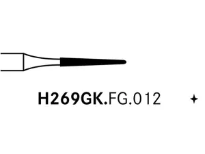 Komet® H269GK Tapered Tungsten Carbide Access Bur