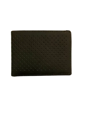 Kyle Leather Perforated Bifold Wallet
