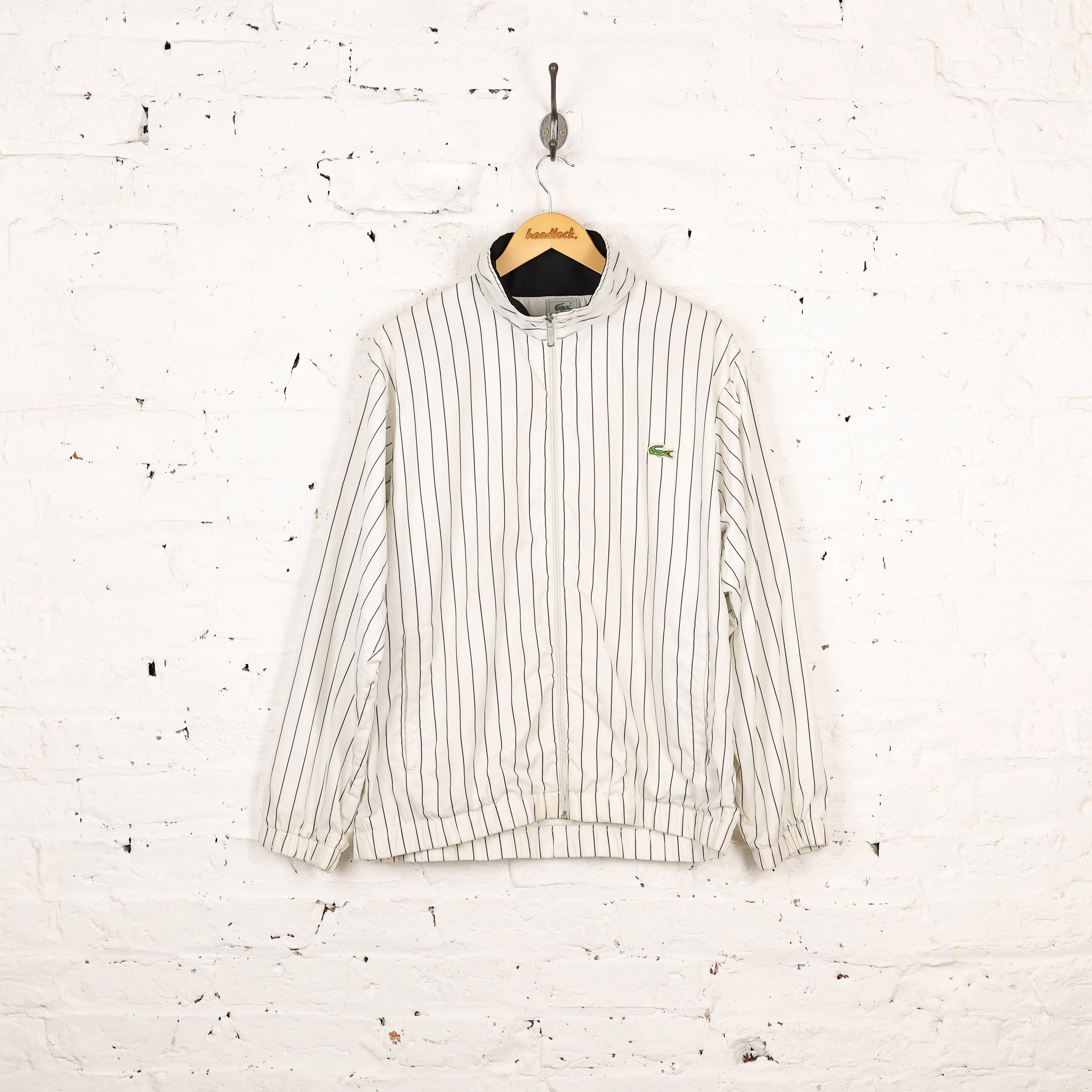 Lacoste Tracksuit Top Jacket - White - L