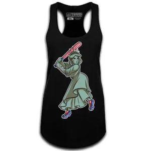 Lady Liberty Baseball Tank Top