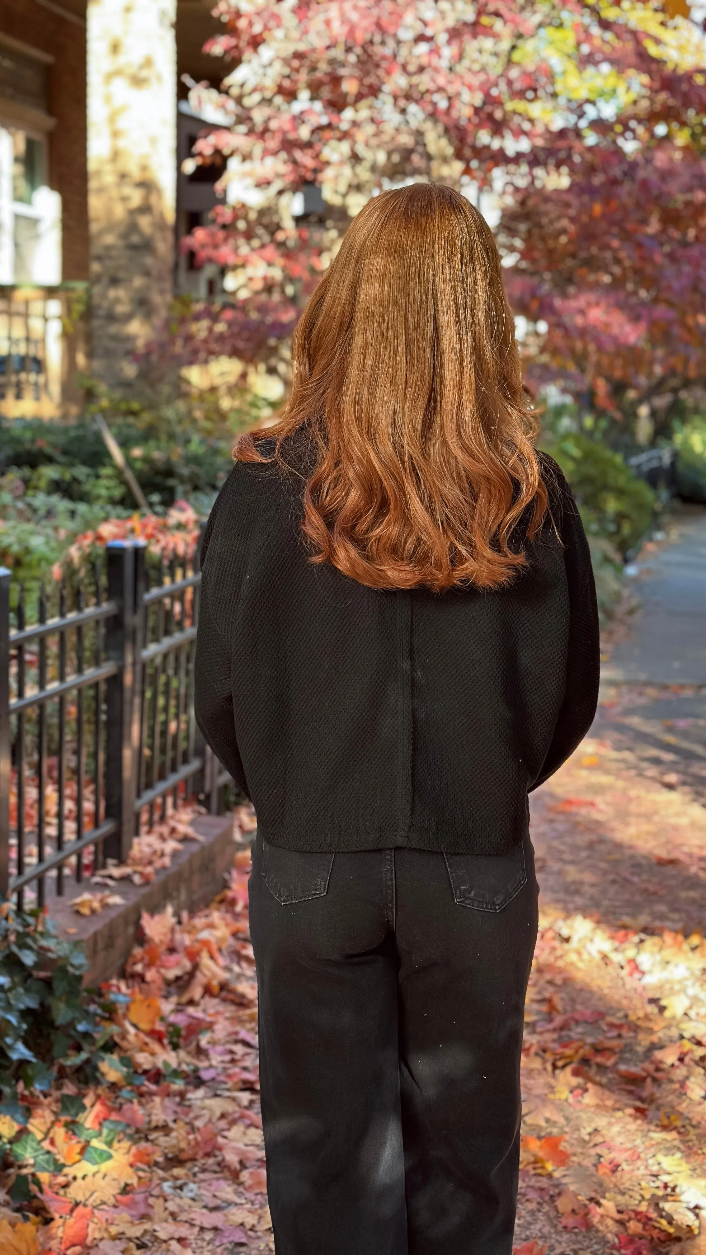 Laia Black Thermal Quarter Zip