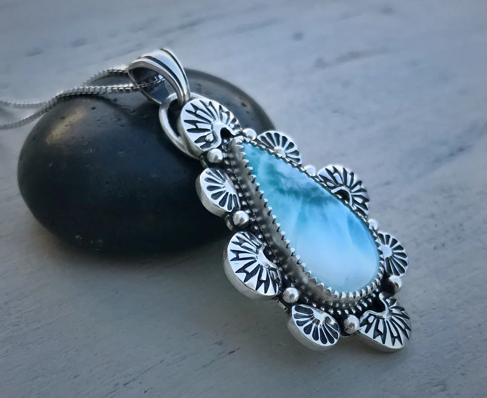 Larimar Pendant