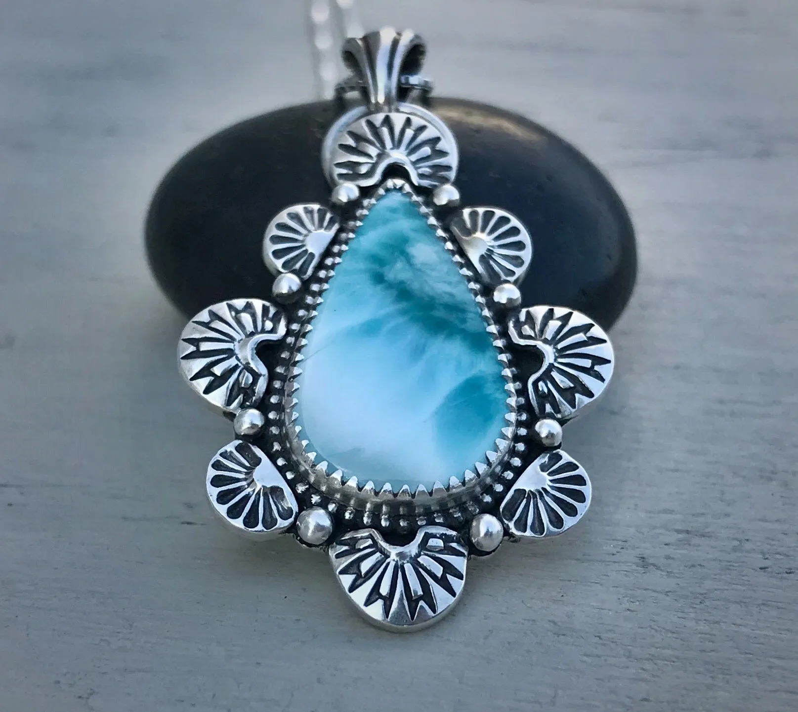 Larimar Pendant