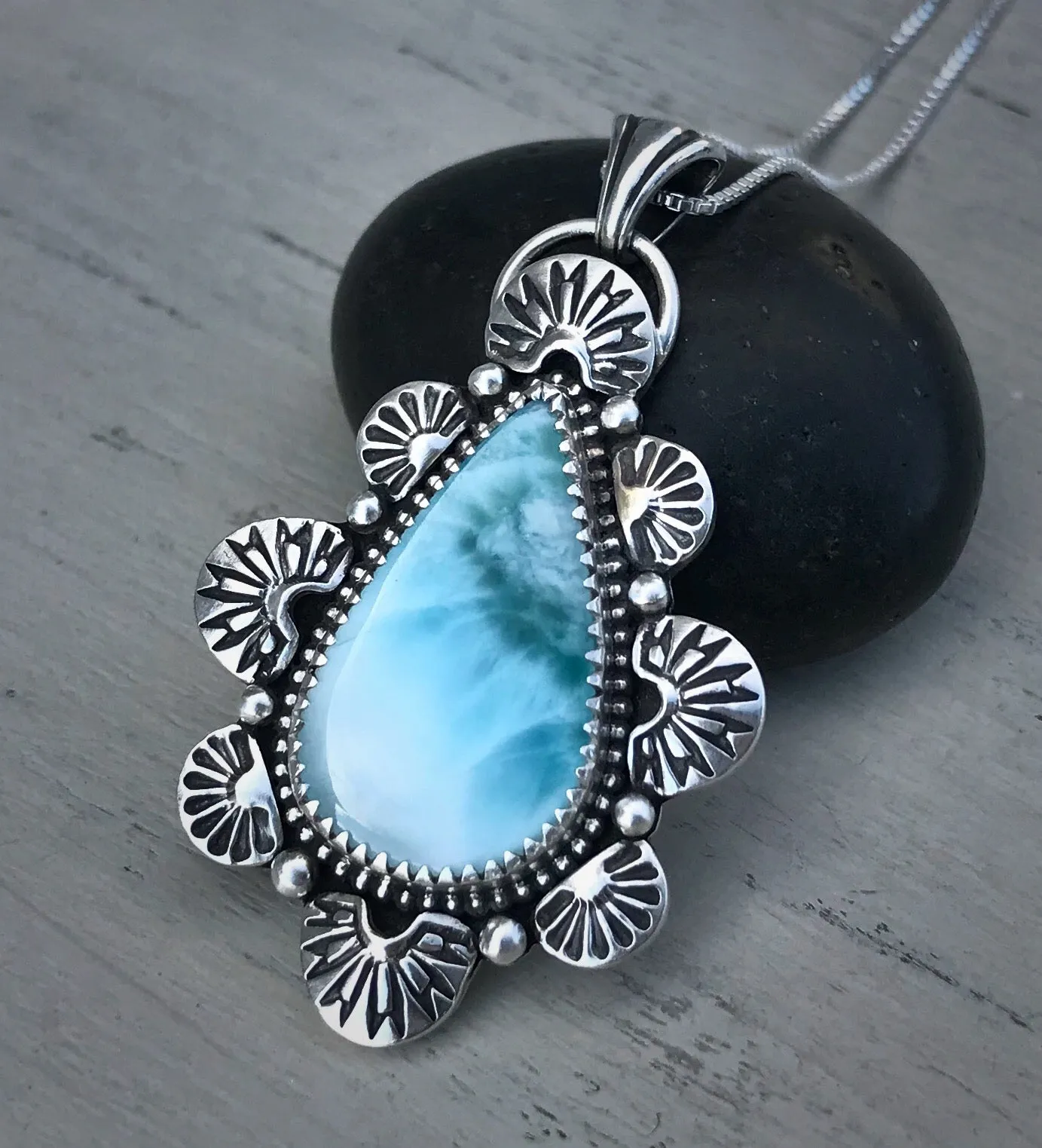 Larimar Pendant