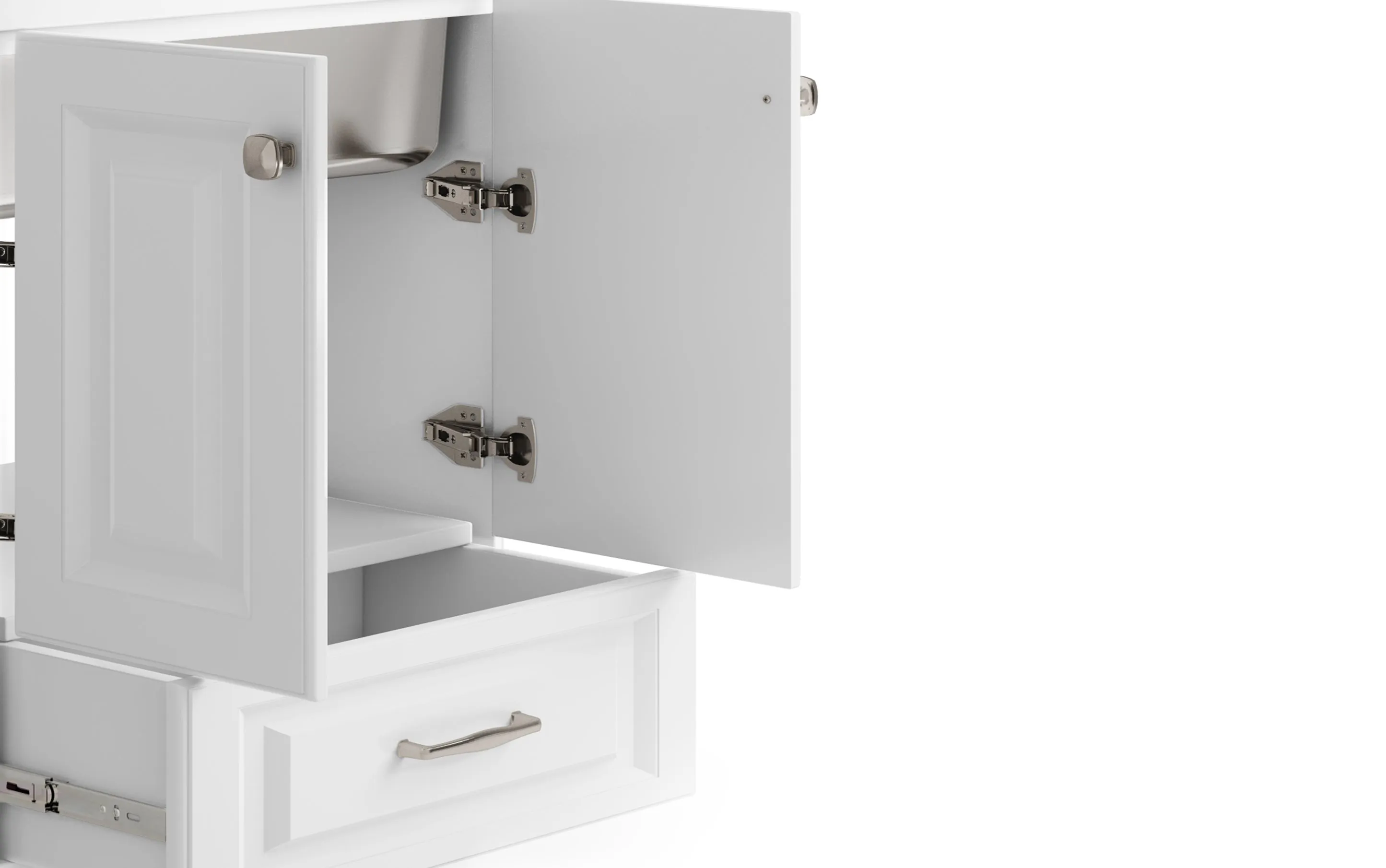Lawrence All-In-One 28 inch Laundry Utility Sink and Cabinet