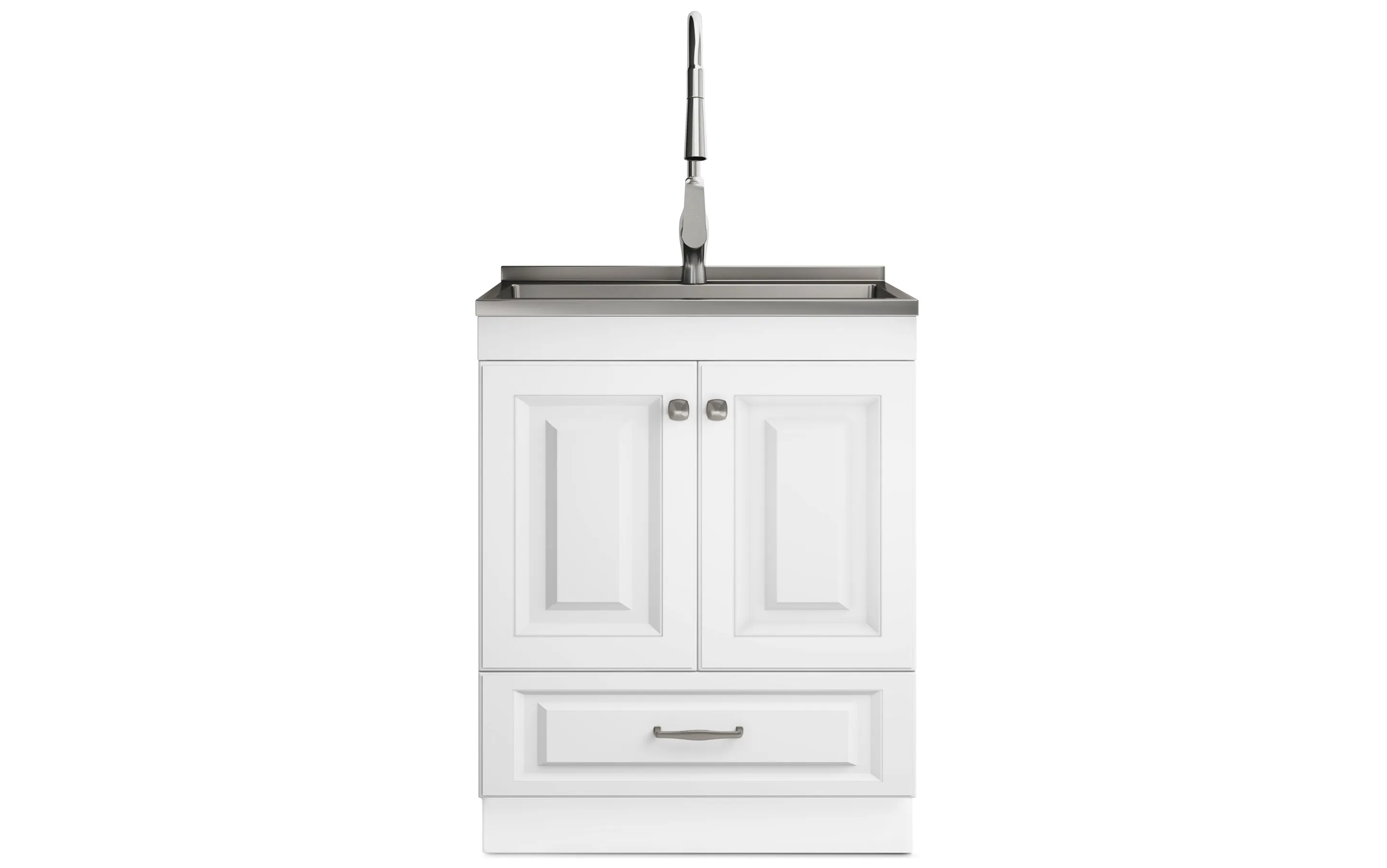 Lawrence All-In-One 28 inch Laundry Utility Sink and Cabinet