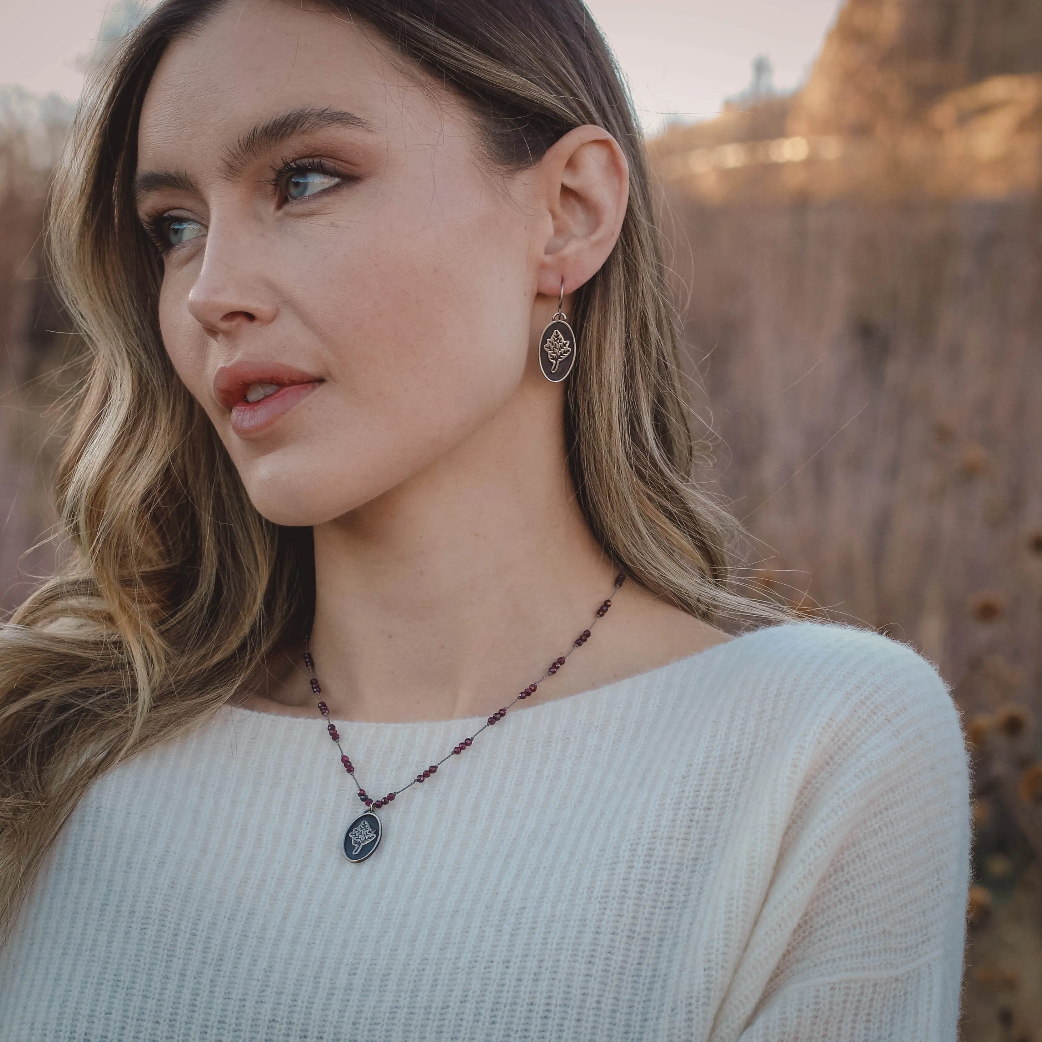 Layered Sprout Earrings
