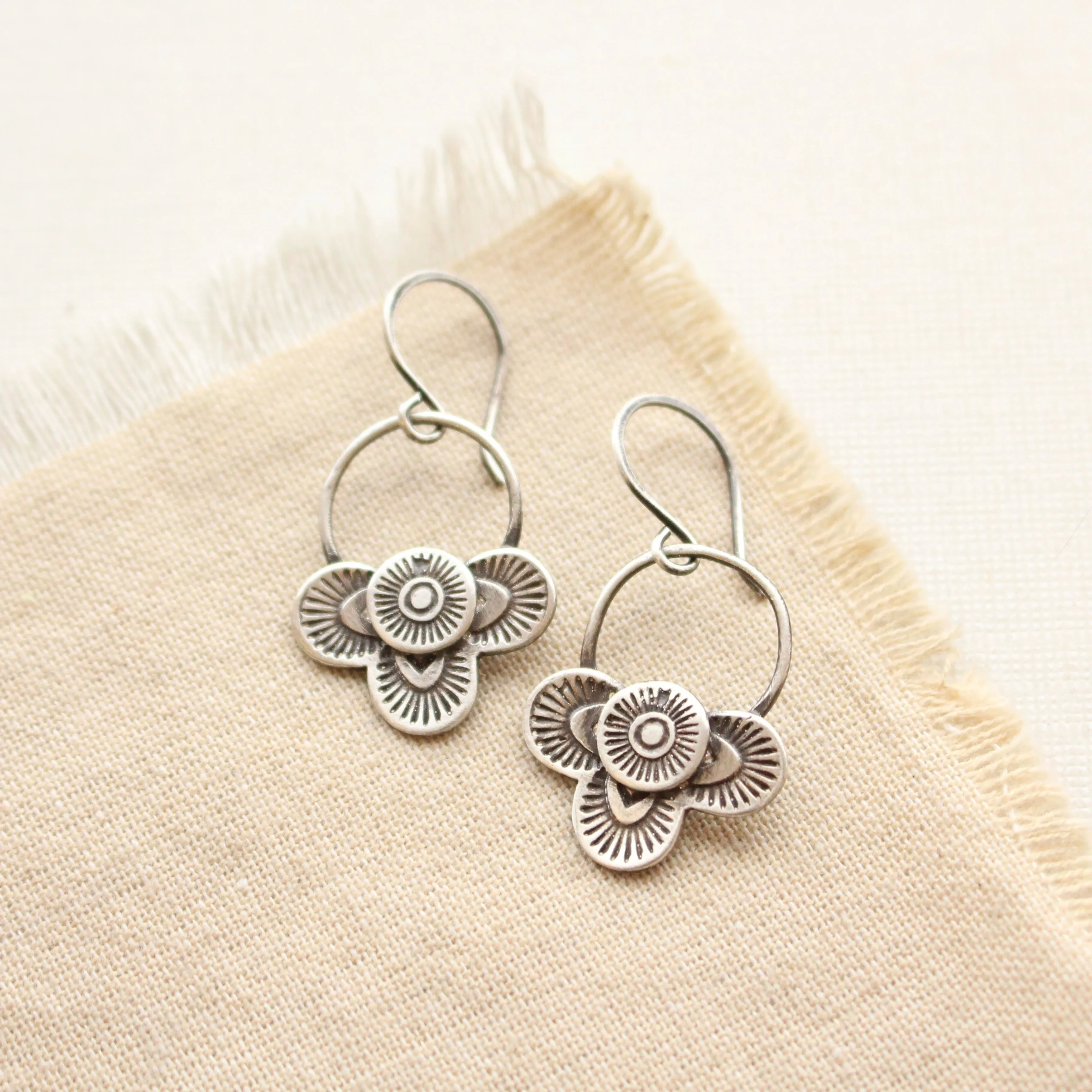 Layered Talara Loop Earrings