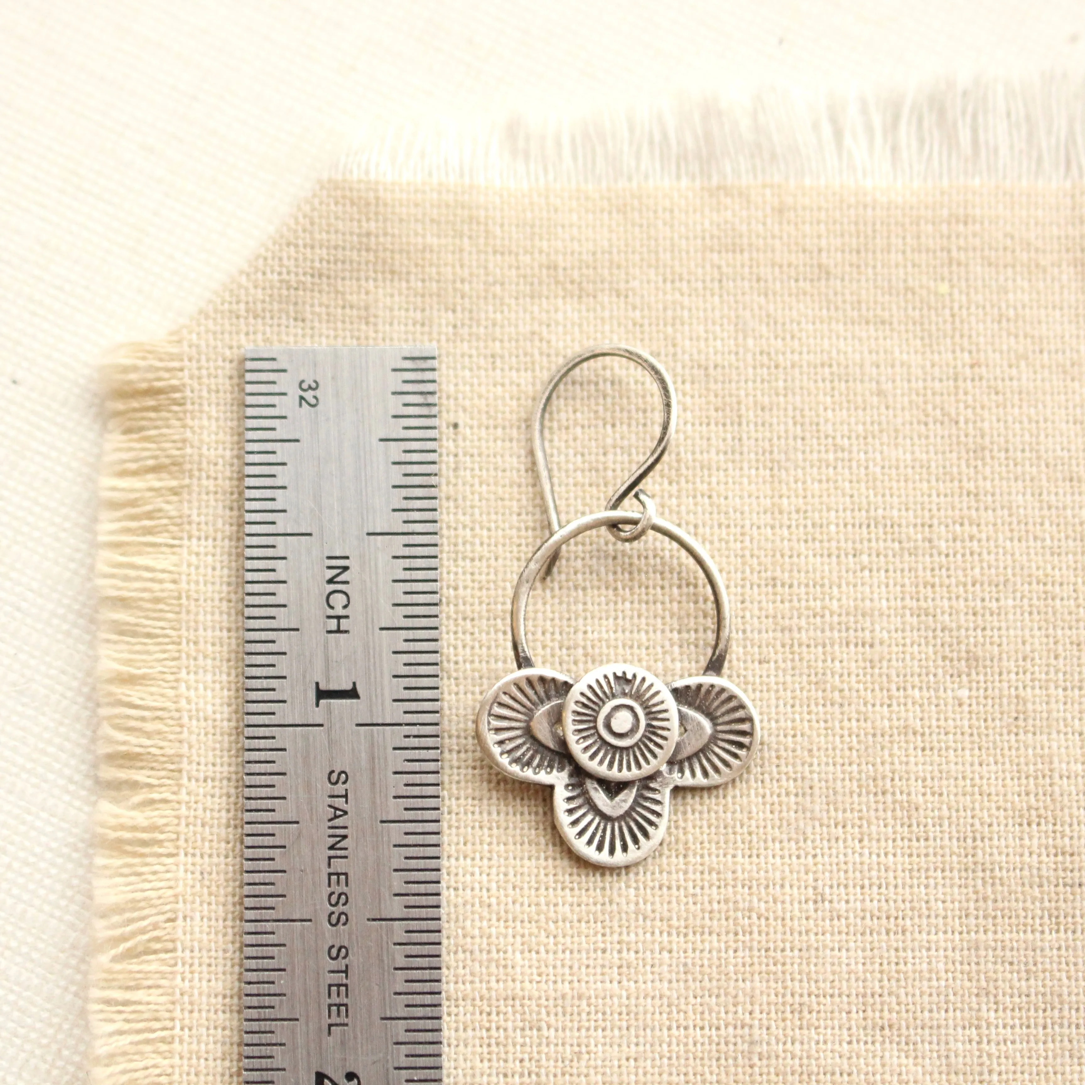Layered Talara Loop Earrings