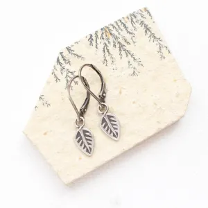 Leaf Charm Earrings