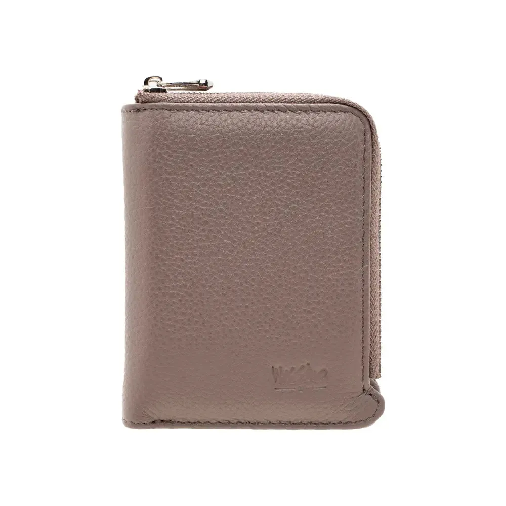Leather 2 Fold Short Wallet