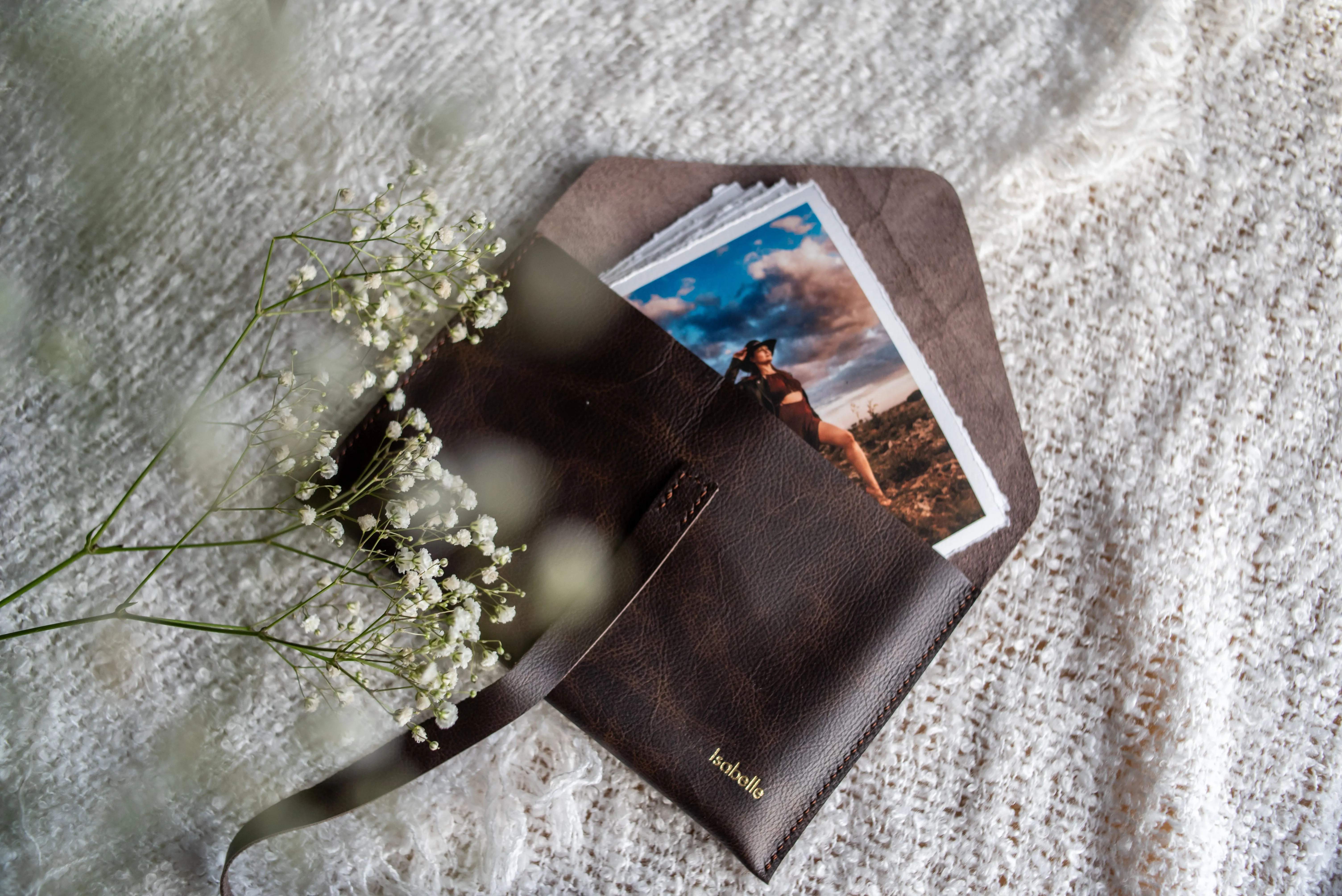 Leather Print Envelope