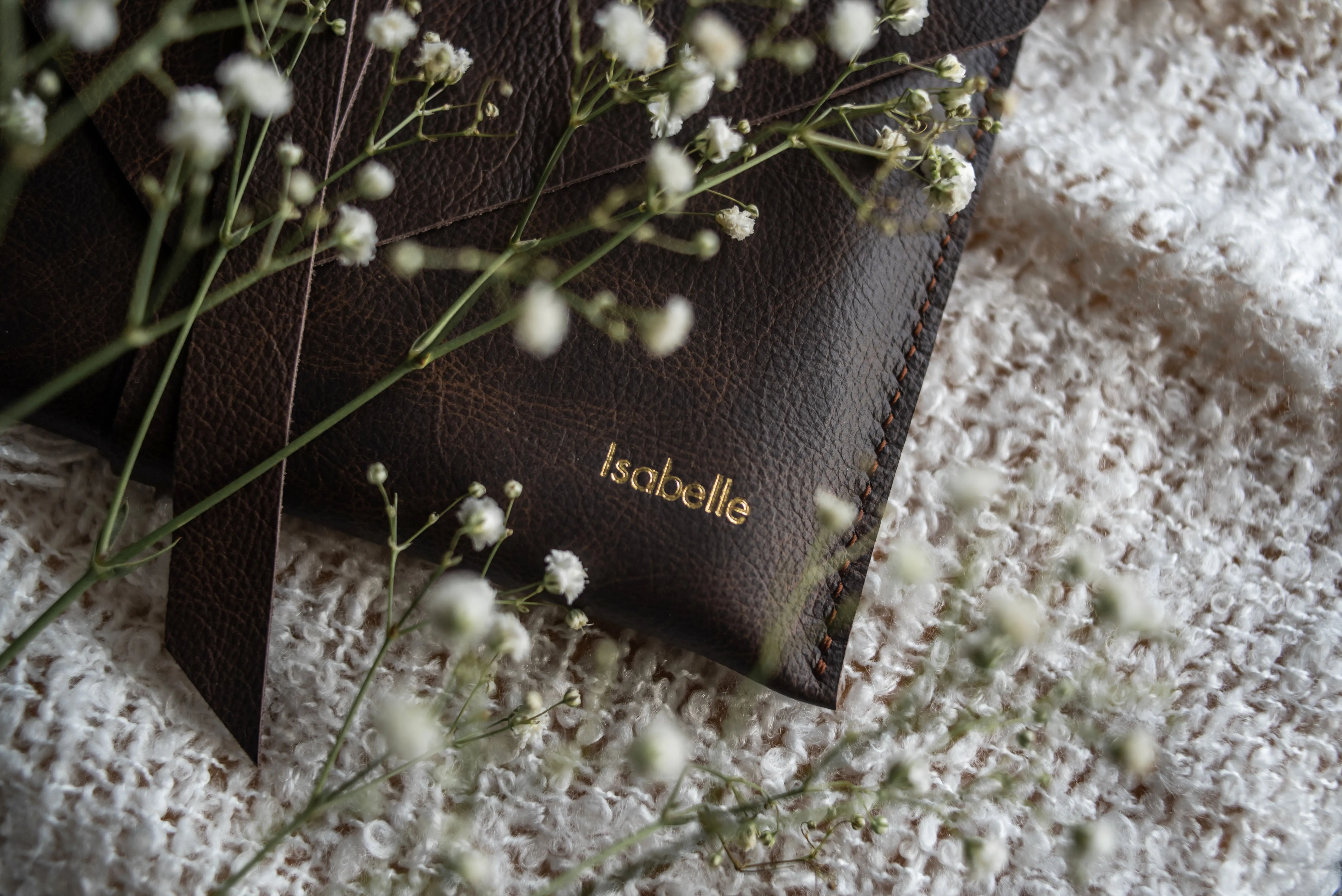 Leather Print Envelope