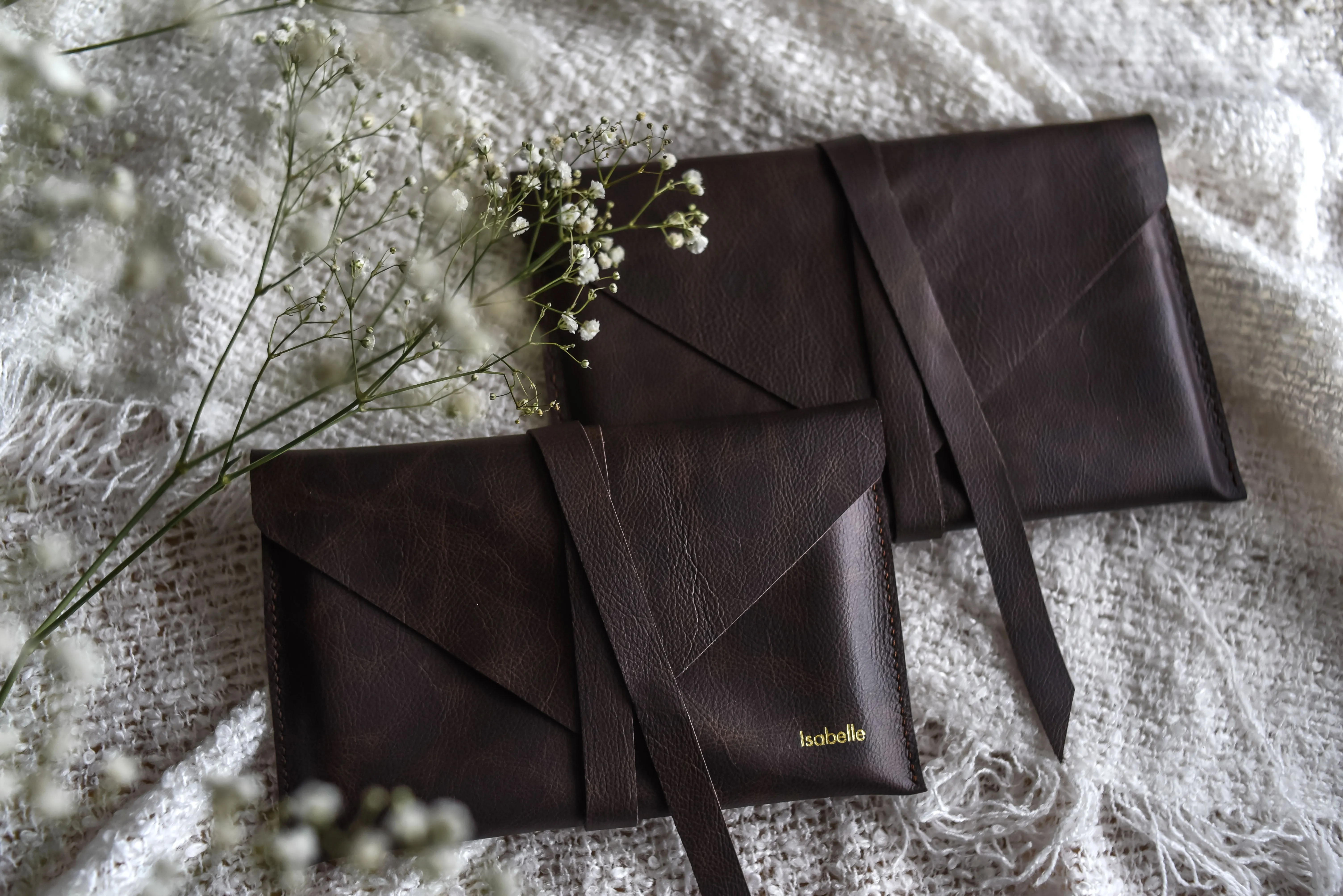 Leather Print Envelope